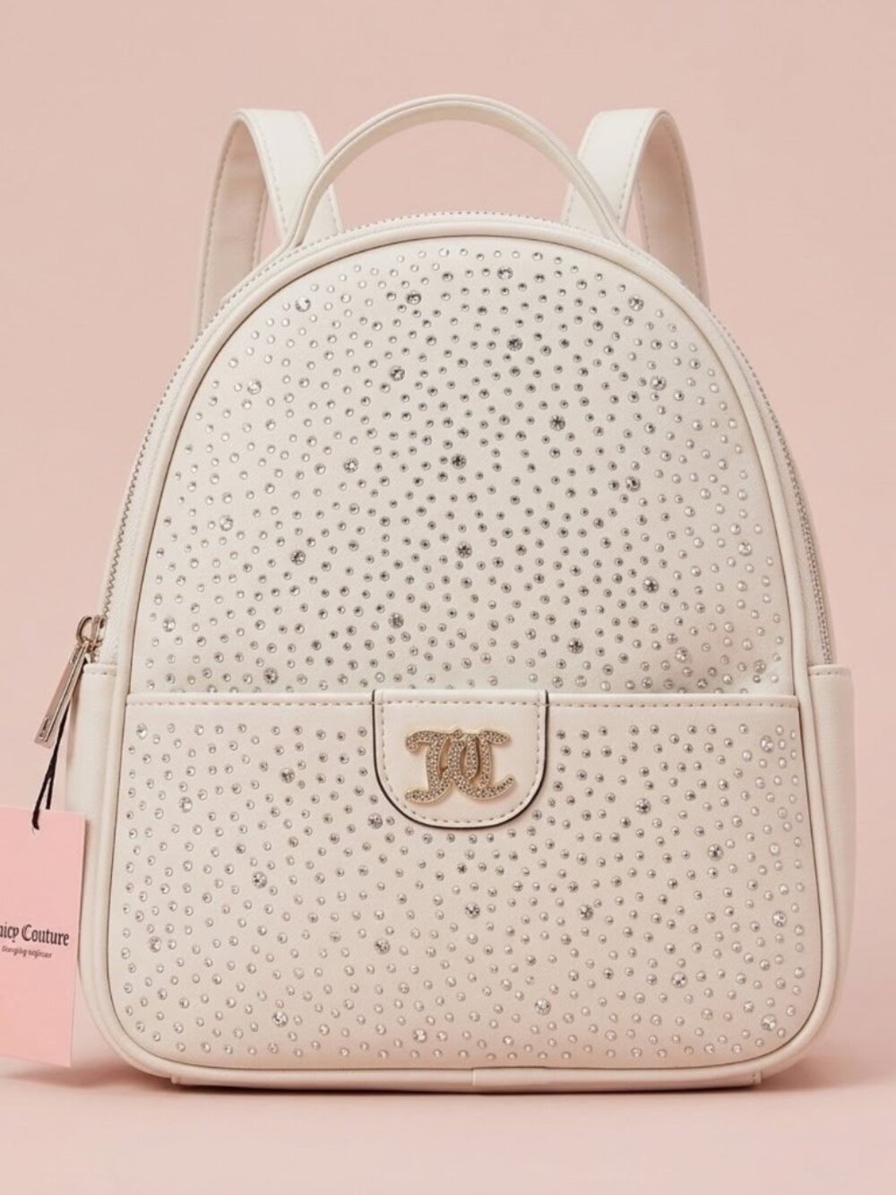 NWT Juicy Couture White Bling Bag Purse